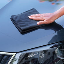 Load image into Gallery viewer, Black Microfiber Towels 300 GSM, 16x16